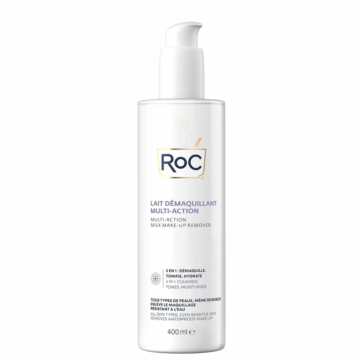 Facial Make Up Remover Cream Roc 3-in-1 (400 ml) - Cosmova