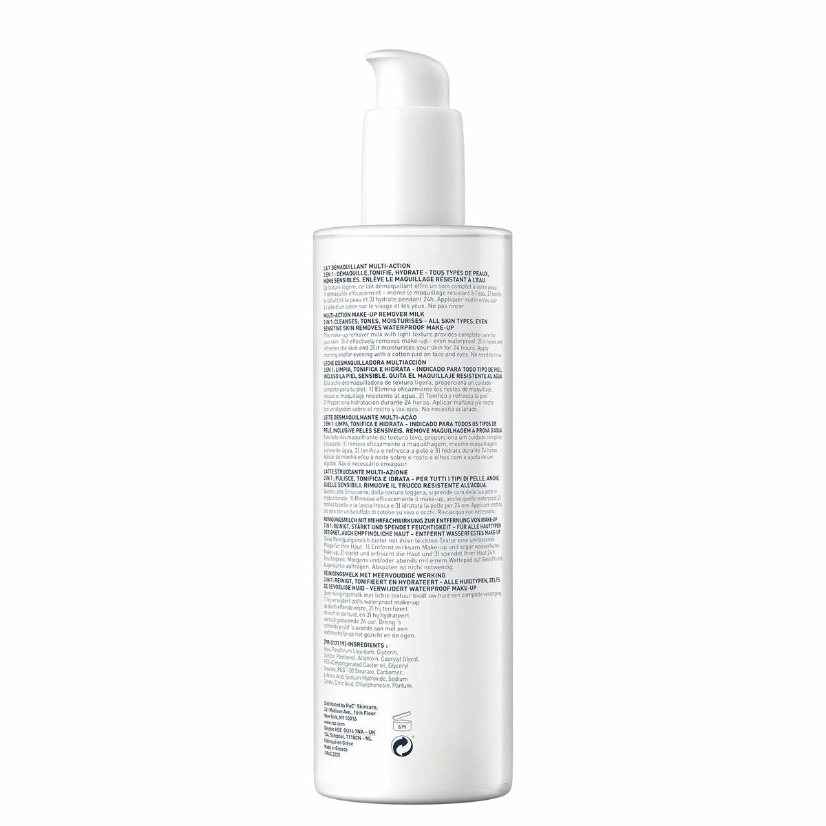 Facial Make Up Remover Cream Roc 3-in-1 (400 ml) - Cosmova