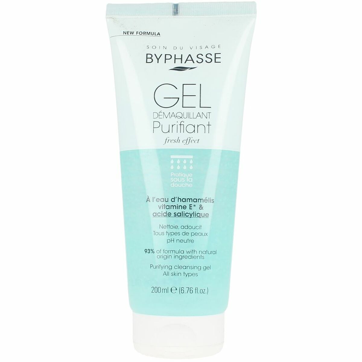 Gel demachiant facial Byphasse Purifying 200 ml-0