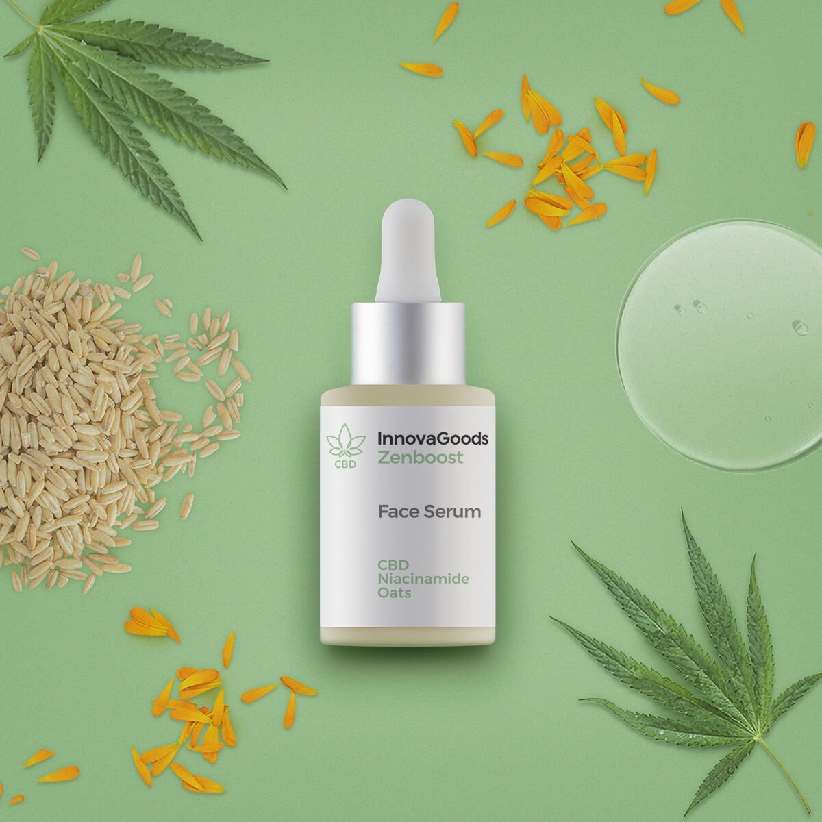 Gesichtsserum CBD Zenboost InnovaGoods 30 ml-4