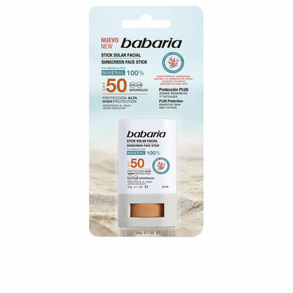 Crema Solare Viso Babaria Solar Stick Viso Spf 50 20 g