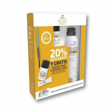 Crema solare viso Heliocare Pediatrics Lote 4 pezzi