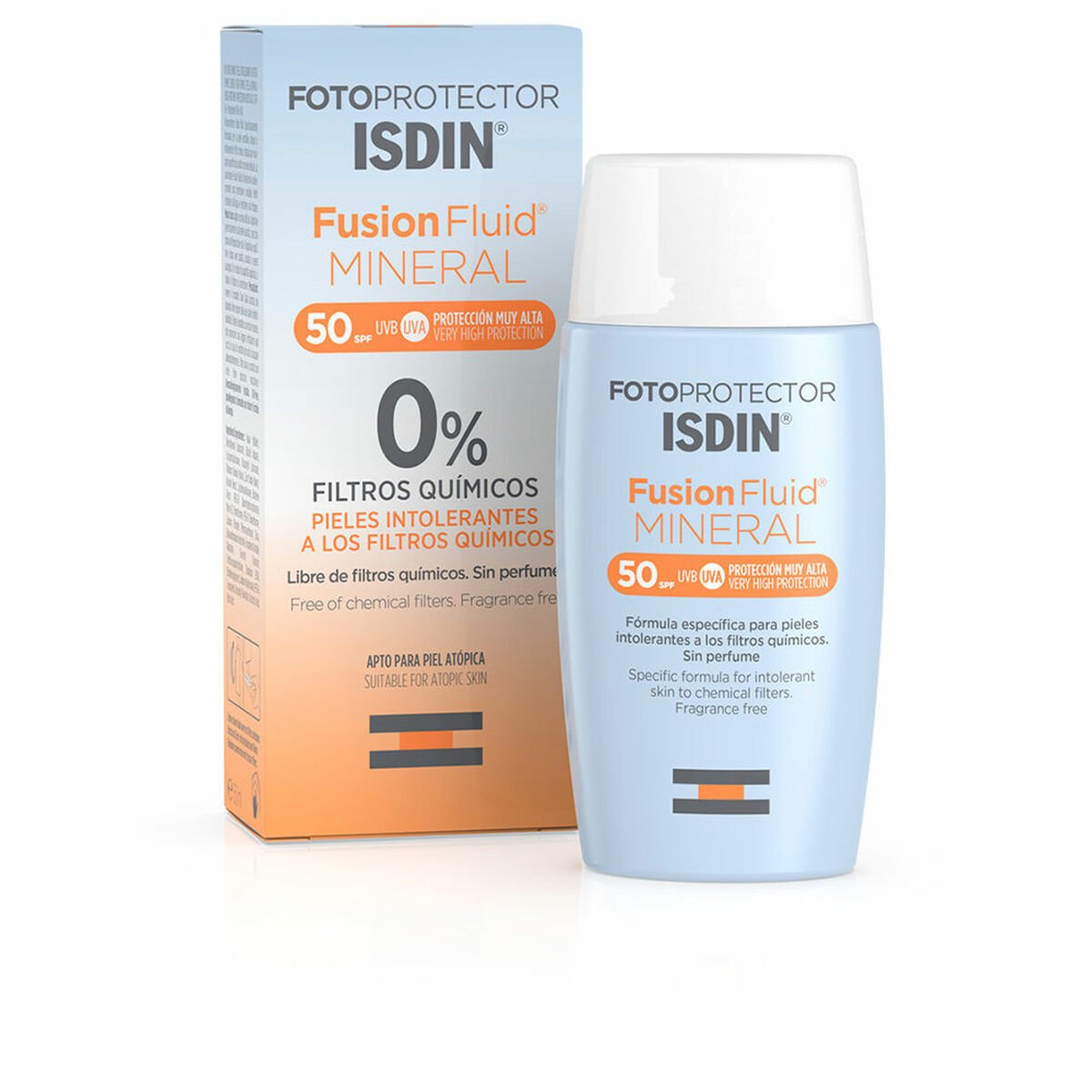 Crema Solare Viso Isdin Fotoprotector Fusion Fluid Mineral SPF 50+ 50 ml-0