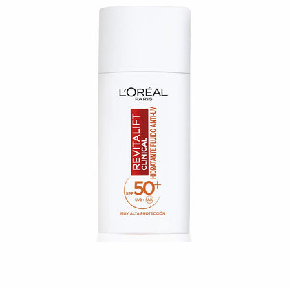 Crema Solare Viso L'Oreal Make Up Revitalift Clinical Antietà Spf 50 50 ml