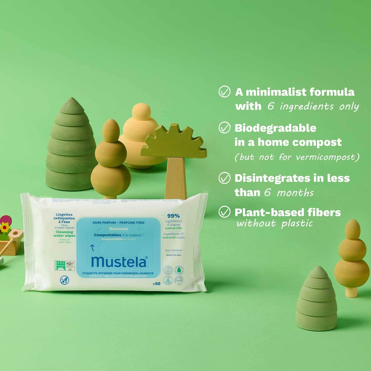 Facial Sun Cream Mustela Niño (60 Units) - Cosmova