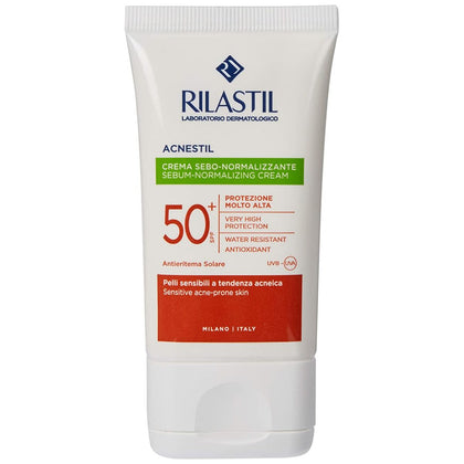 Gesichts-Sonnencreme Rilastil Sun System Acnestil Sebum-Regulator Spf 50 (40 ml)