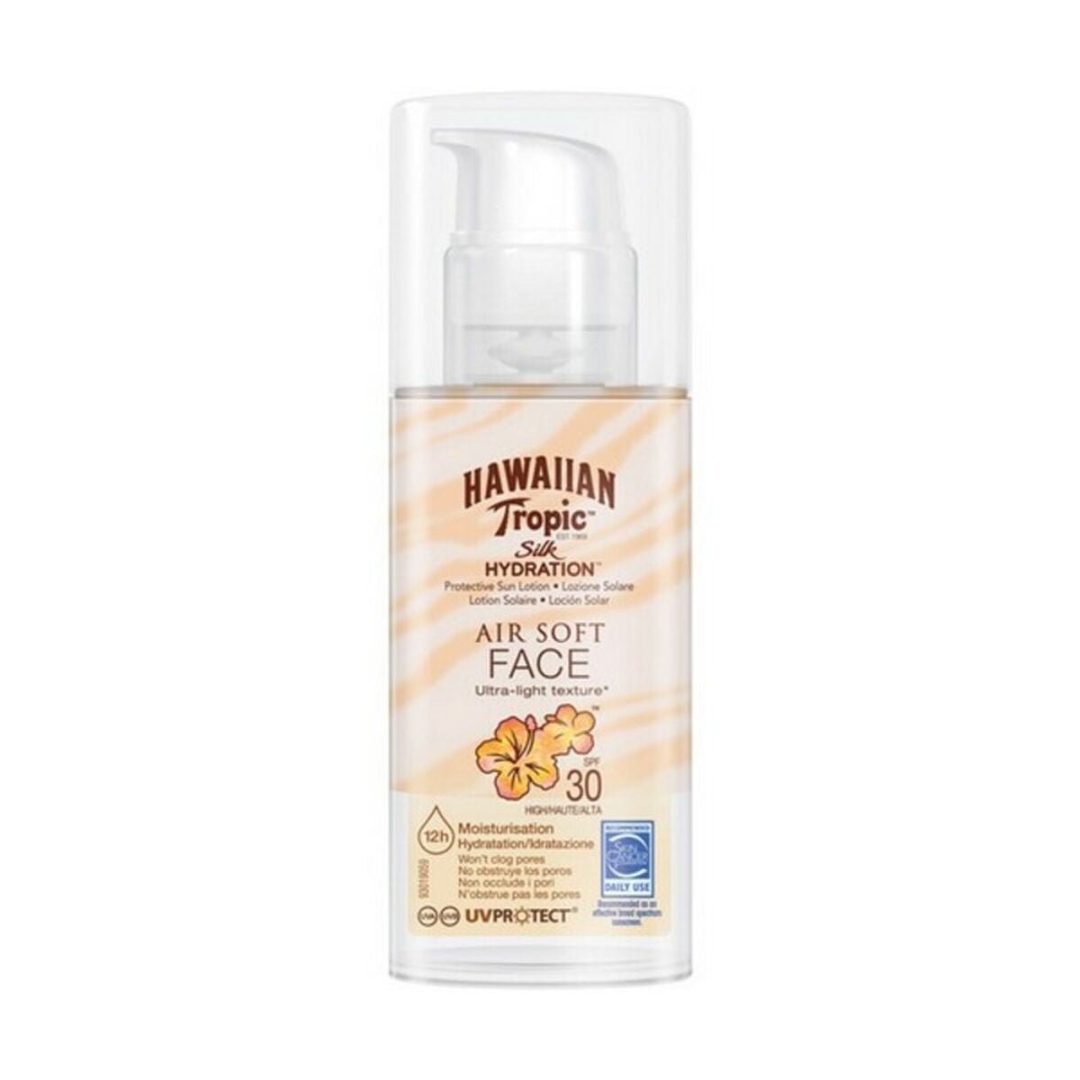 Crema Solar Facial Silk Air Soft Hawaiian Tropic Silk Air Soft Rostro Spf 30 50 ml Spf 30-0