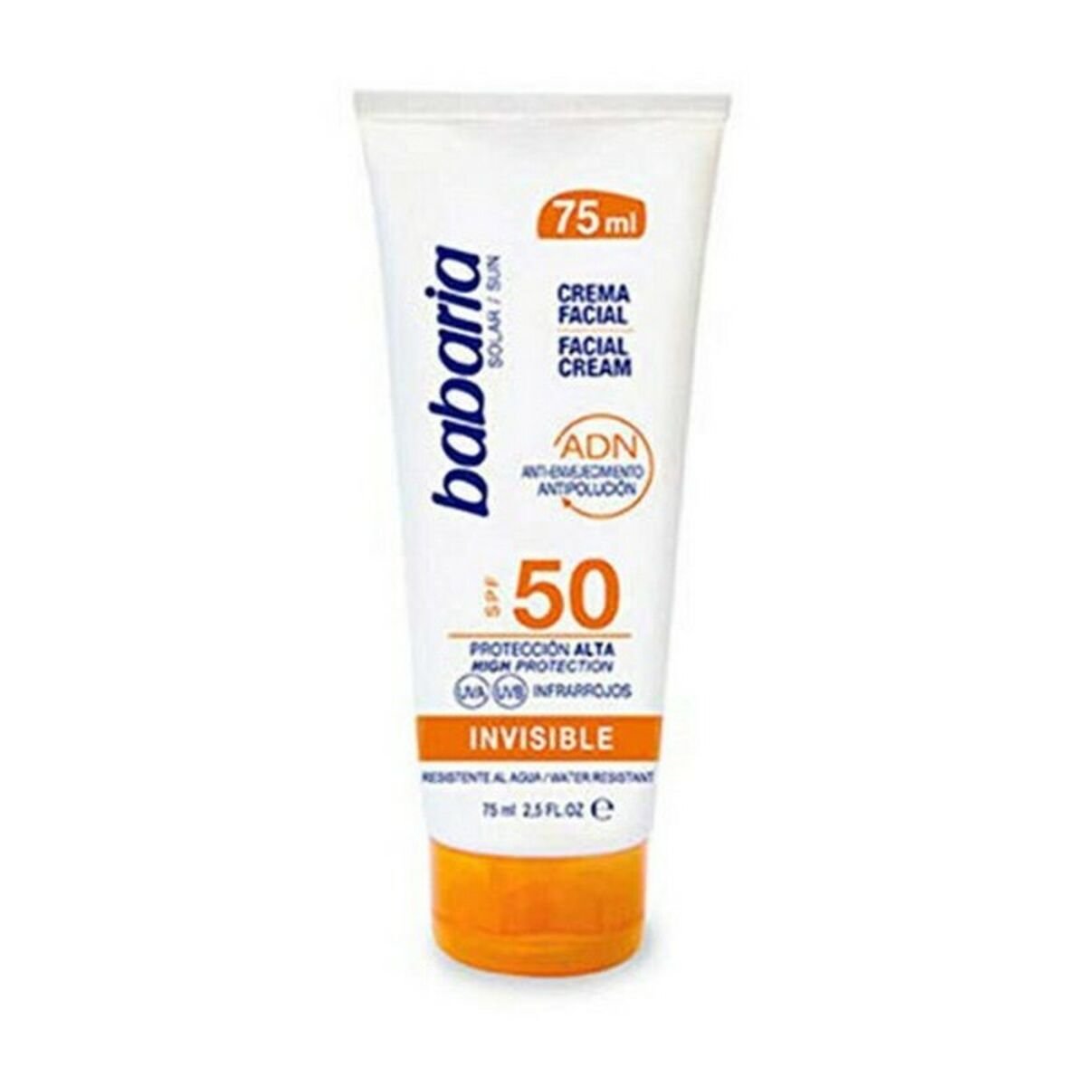 Facial Sun Cream SOLAR ADN INVISIBLE Babaria Solar Adn Invisible Spf 50 (75 ml) 75 ml Spf 50 - Cosmova
