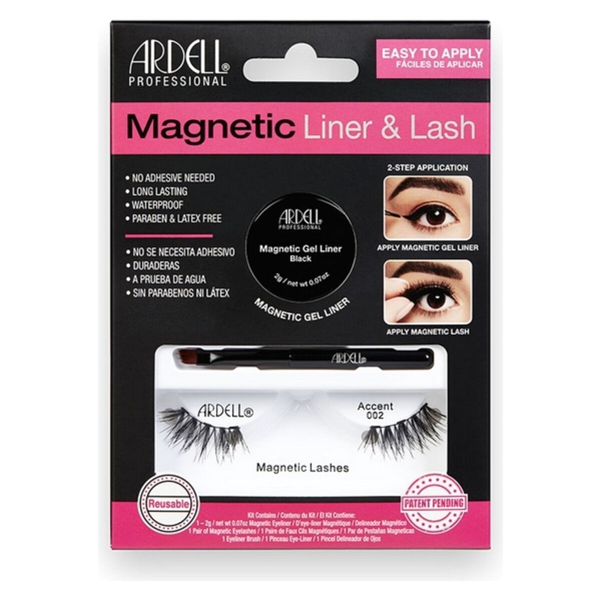 False Eyelashes Magnetic Accent Ardell 36853 - Cosmova