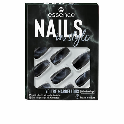 Uñas Postizas Essence Nails In Style Autoadhesivas Reutilizables Nº 17 Eres marbellous (12 Unidades)