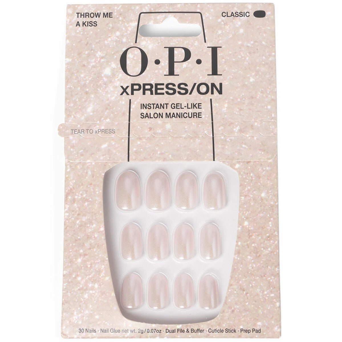 False nails Opi Throw Me a Kiss 30 Pieces - Cosmova