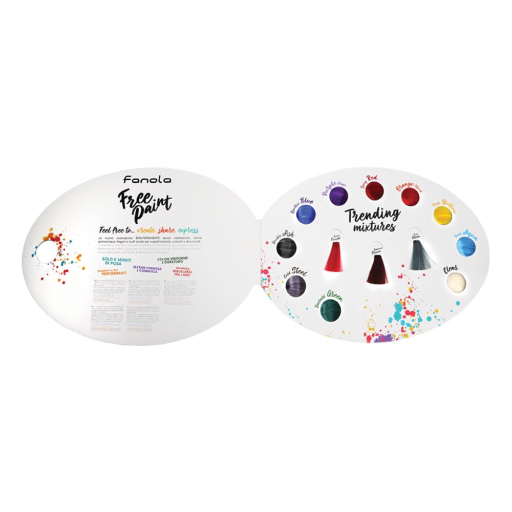 Fanola, Free Paint, Mappa colori capelli - Cosmova