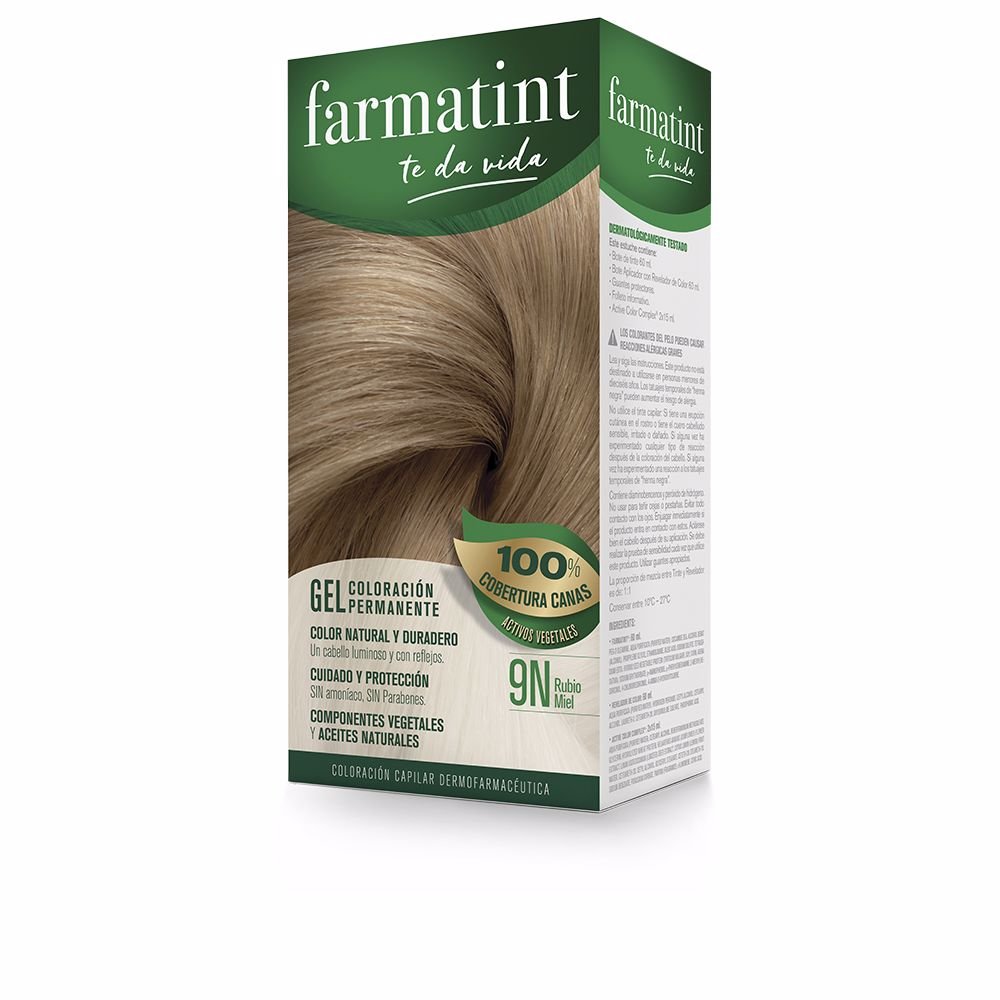 FARMATINT GEL colore permanente #9n-biondo miele 5 unità-0