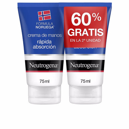 CRÈME MAINS ABSORPTION RAPIDE PACK 2 x 75 ml