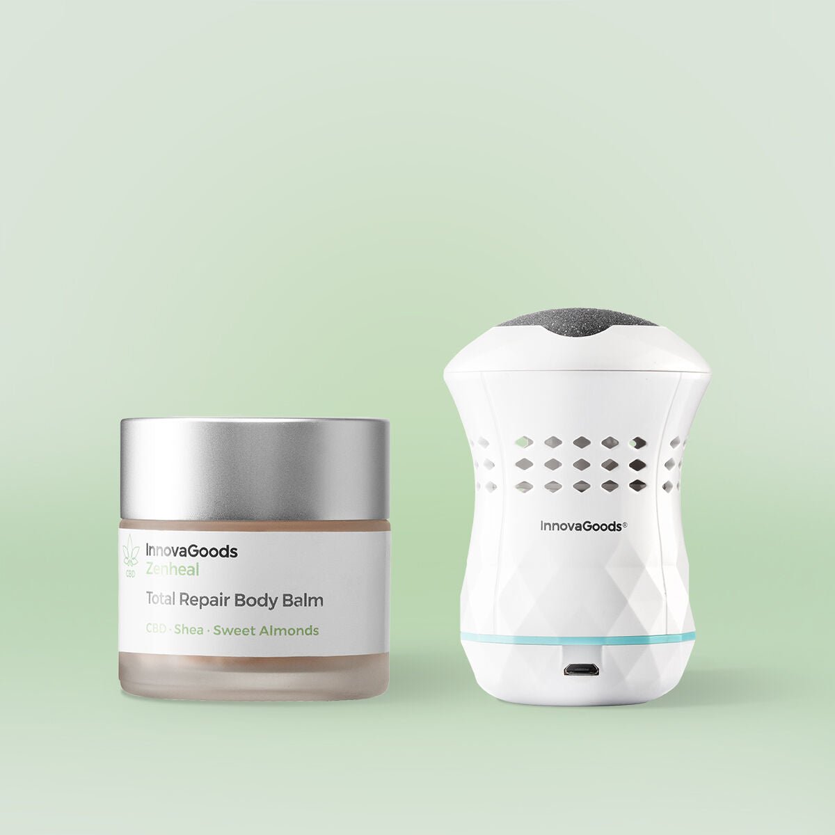 Pacchetto Trattamento Riparatore Piedi CBD InnovaGoods-0