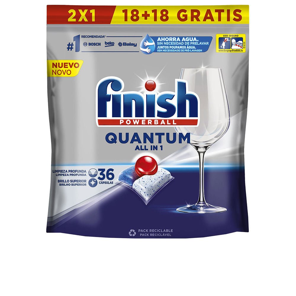 FINISH POWERBALL QUANTUM dishwasher 36 tablets - Cosmova