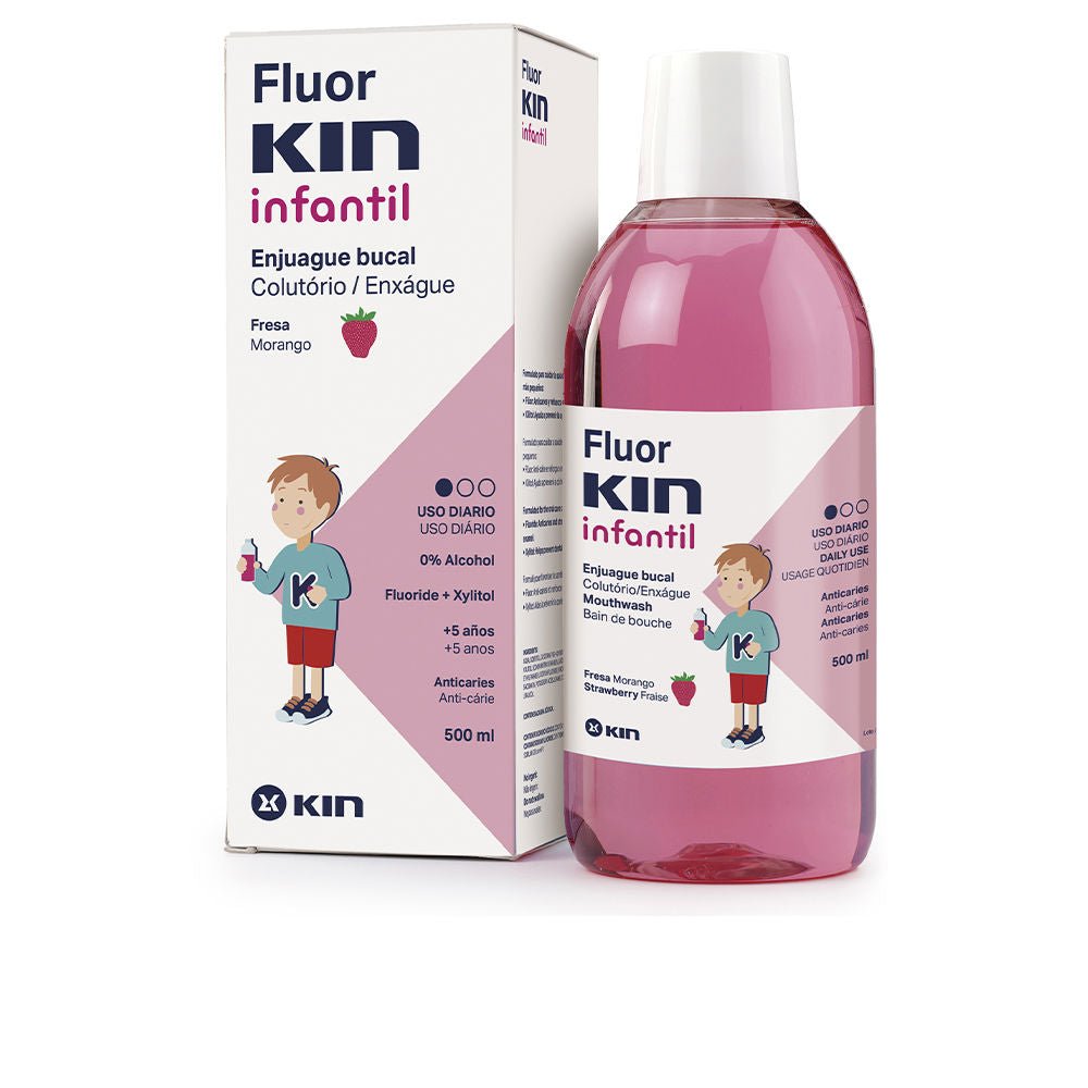 FLUORKIN INFANTIL Anti-Karies-Collutorio #Erdbeere 500 ml