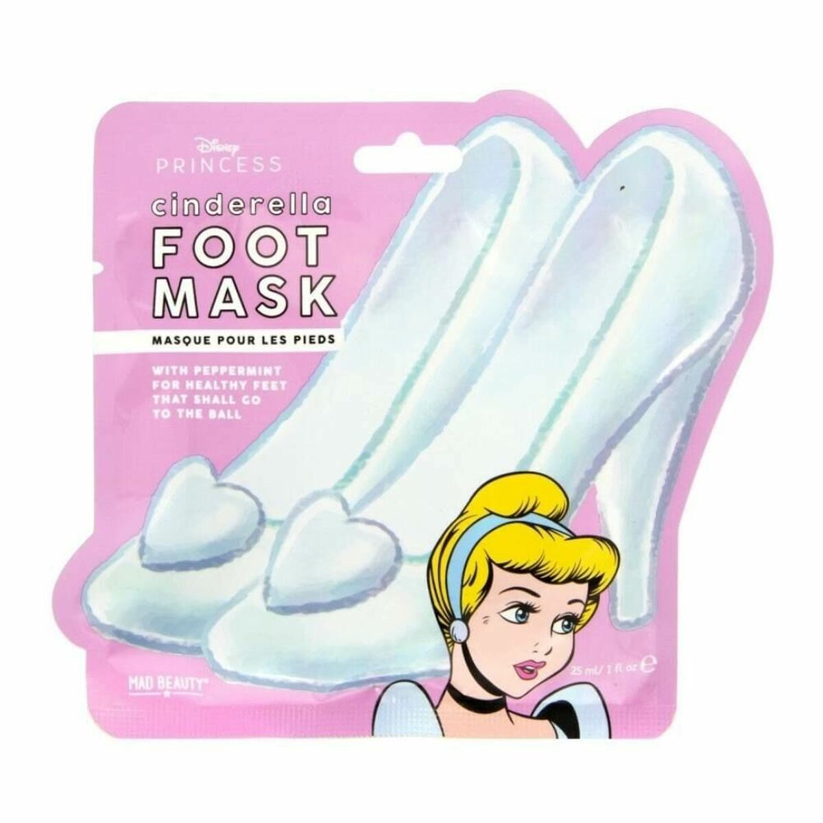 Mascarilla para pies Mad Beauty Princesas Disney Cenicienta (25 ml)-0
