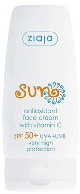 Ziaja Sun crema viso Antioxidantes Spf50 Con Vitamina C 50 ml