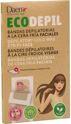 Daen Depilation Daen Ecodepil Bandas Faciales 16 pz
