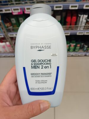 Byphasse Groovy Paradise Men 2 in 1 600 ml