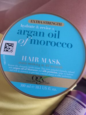 Ogx Argan olio Hydrate e Repair Extra Strength maschera capelli 168 g - immagine 2