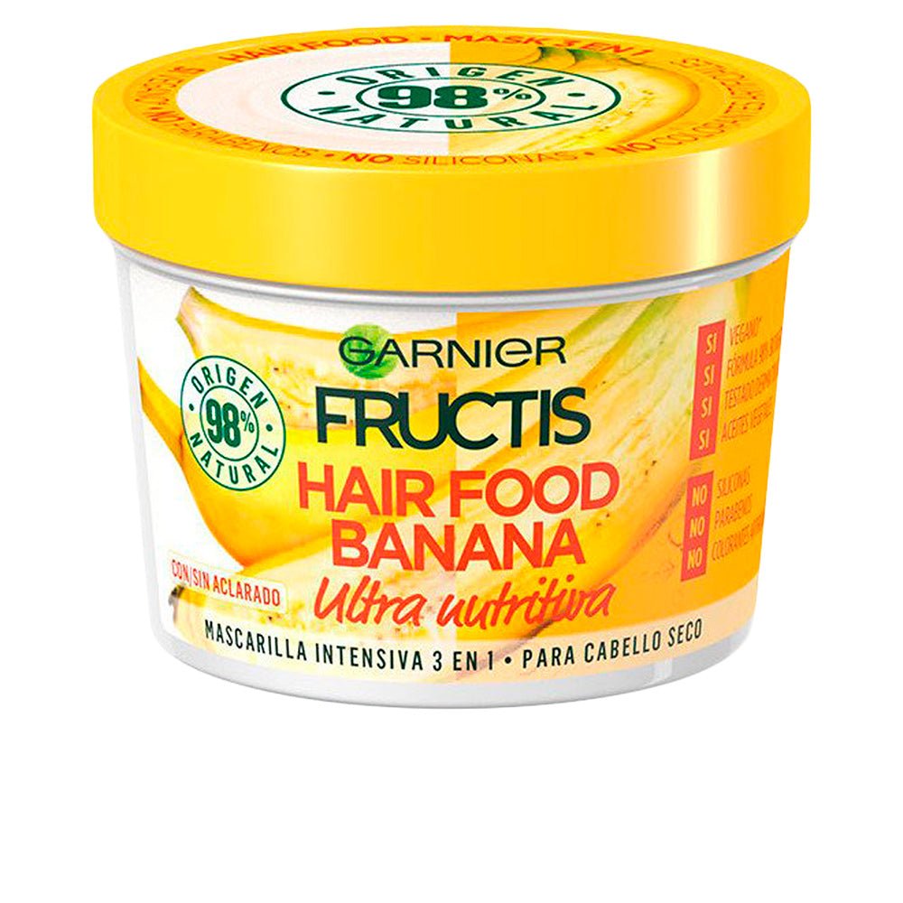 FRUCTIS capelli FOOD banana ultra-nourishing maschera 390 ml - Cosmova