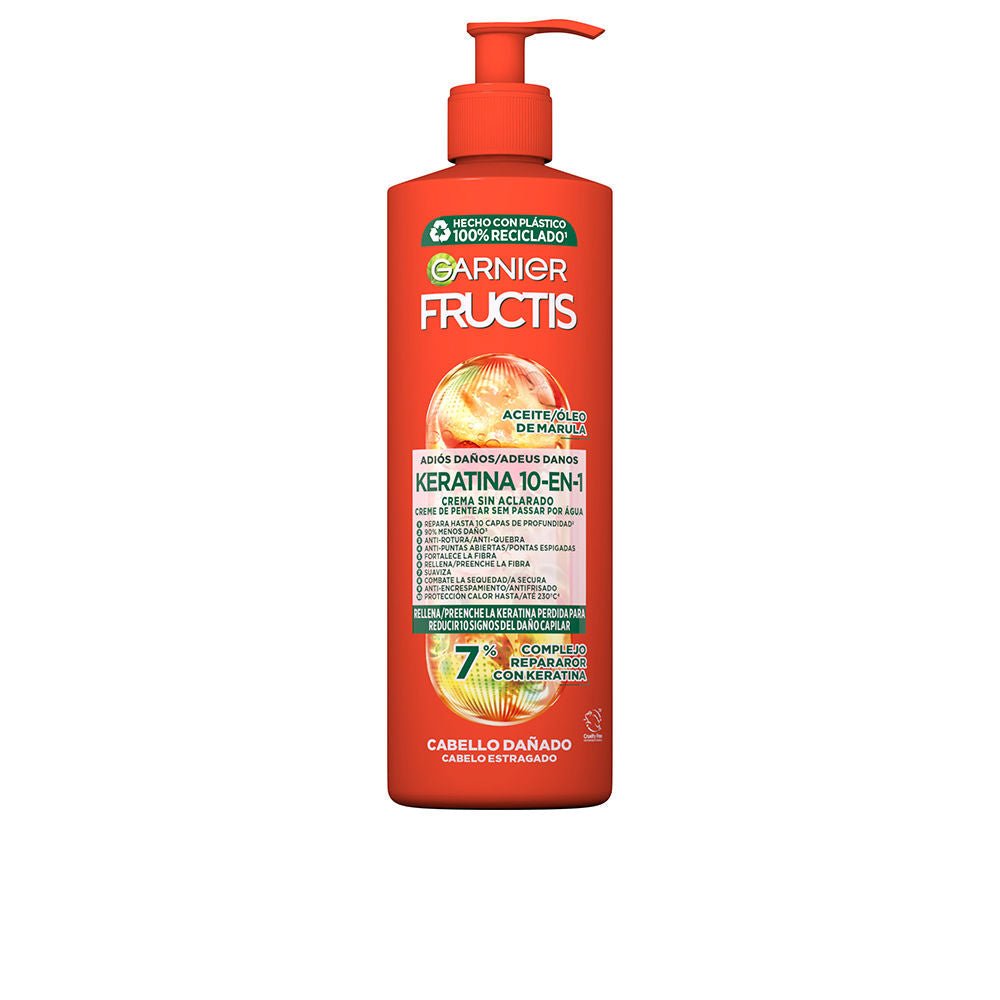 FRUCTIS KERATIN 10-EN-1 crema sin aclarado 400 ml-0