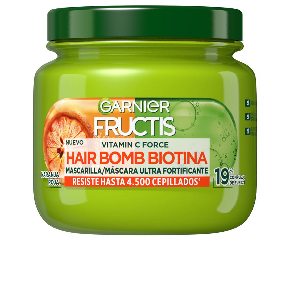 FRUCTIS VITAMIN FORCE bombe capillaire masque biotine 320 ml-0