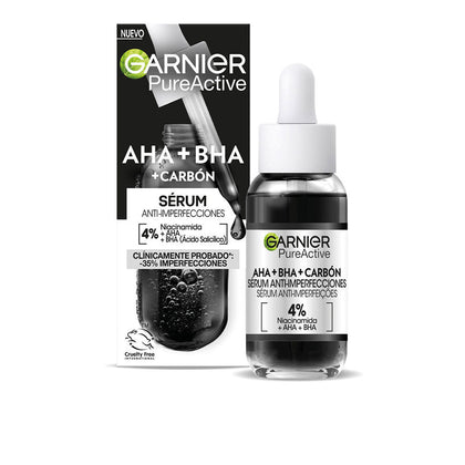 Garnier PURE ACTIVE AHA + BHA + CARBÓN Siero anti-imperfecciones 30 ml