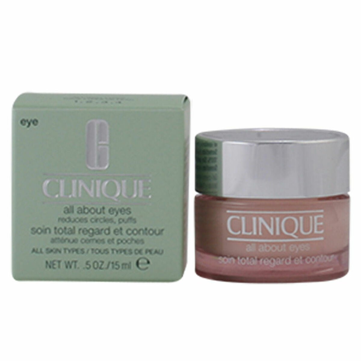 Gel for Eye Area Clinique All About Eyes (15 ml) - Cosmova
