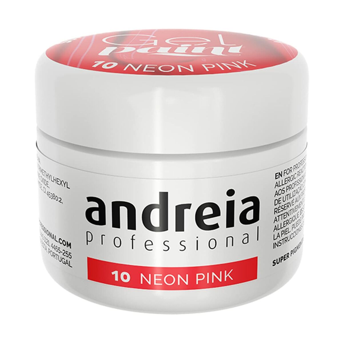Gel-Nagellack Andreia Gel Paint 4 ml Pink Neon-0