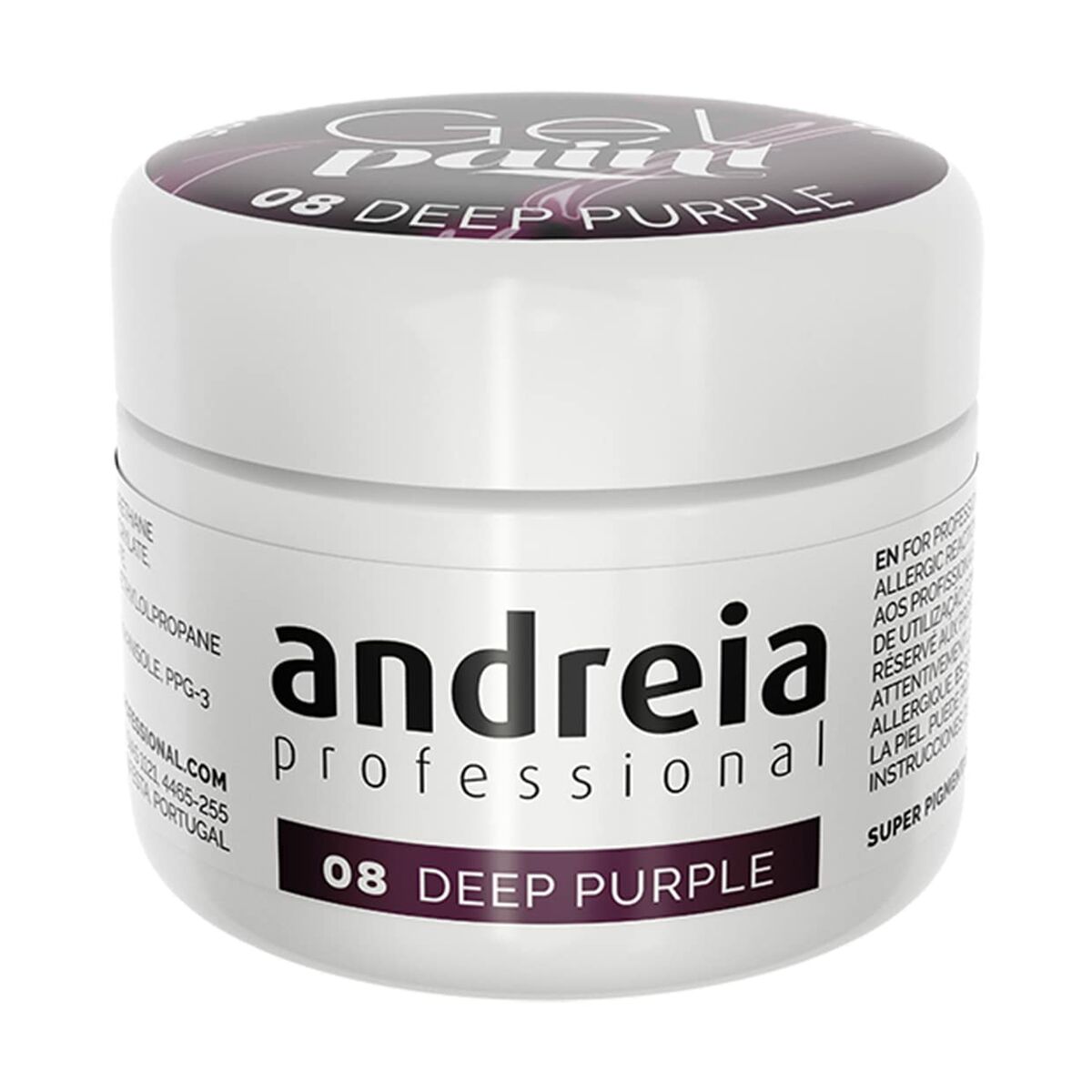 Gel-Nagellack Andreia Gel Paint 4 ml Lila Nr. 08-0