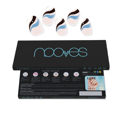 GEL NAIL SHEETS flowing stream premium glam #Art Design 20 units