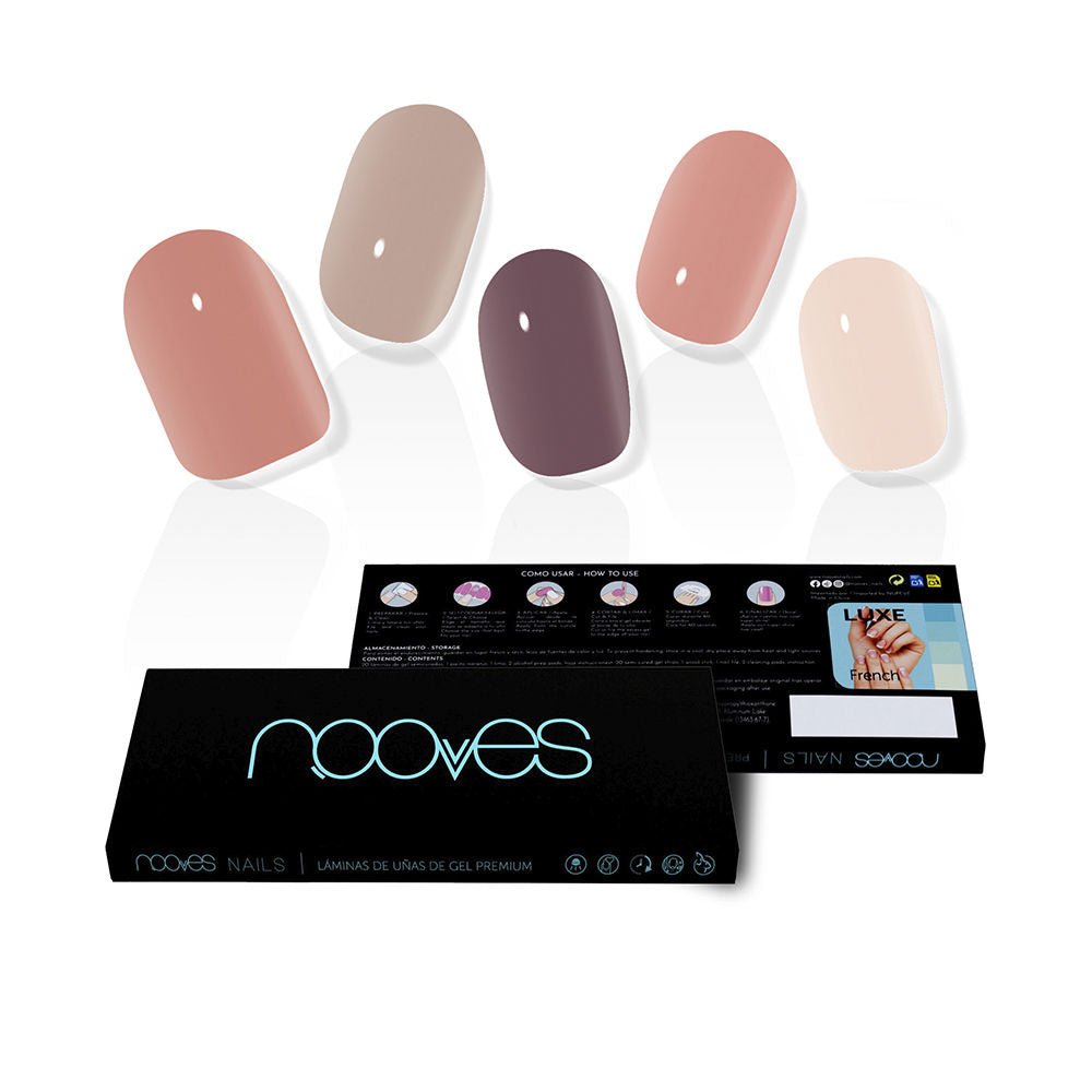 GEL NAILS secret earth premium luxe solid color 20 u - Cosmova