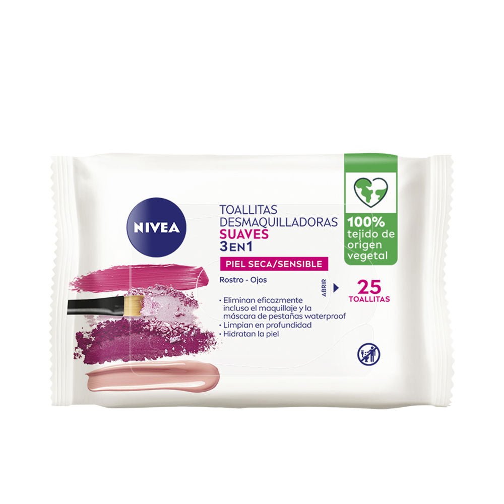 Gentle 3-in-1 MAKEUP REMOVAL WIPES 25 u - Cosmova