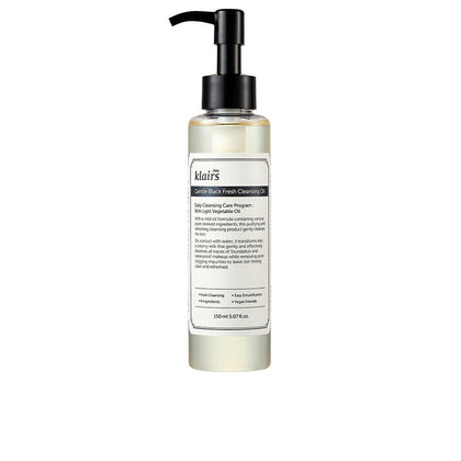 GENTLE BLACK olio detergente fresco 150 ml