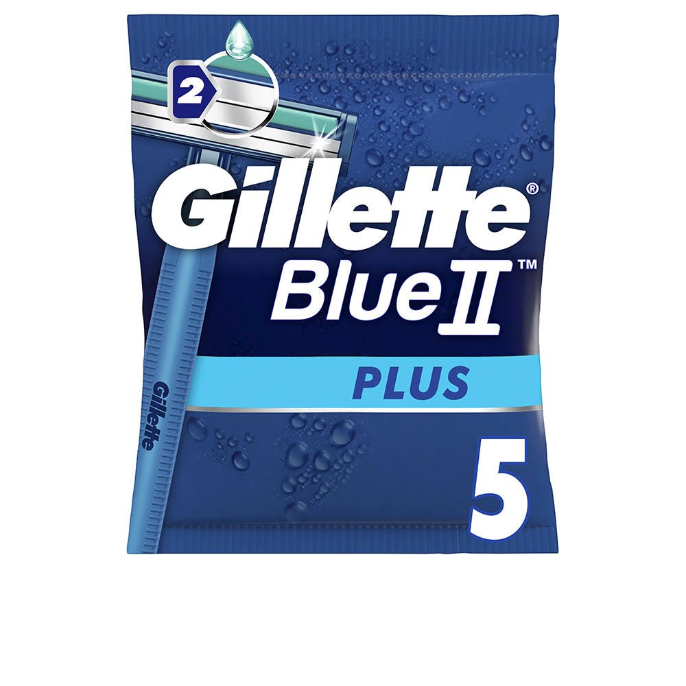 GILLETTE BLUE II PLUS disposable razor blades 5 units - Cosmova