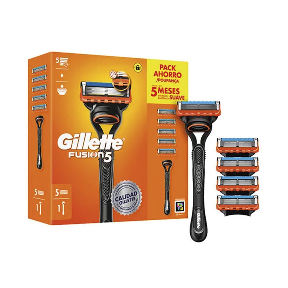 GILLETTE FUSION 5 razor + 5 refills - Cosmova