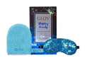 Glov Sleeping Beauty Set Glov: Sleeping Beauty, Sleep Mask, Blue + Sleeping Beauty, Textile Makeup Remover Glove, Bouncy Blue - Cosmova