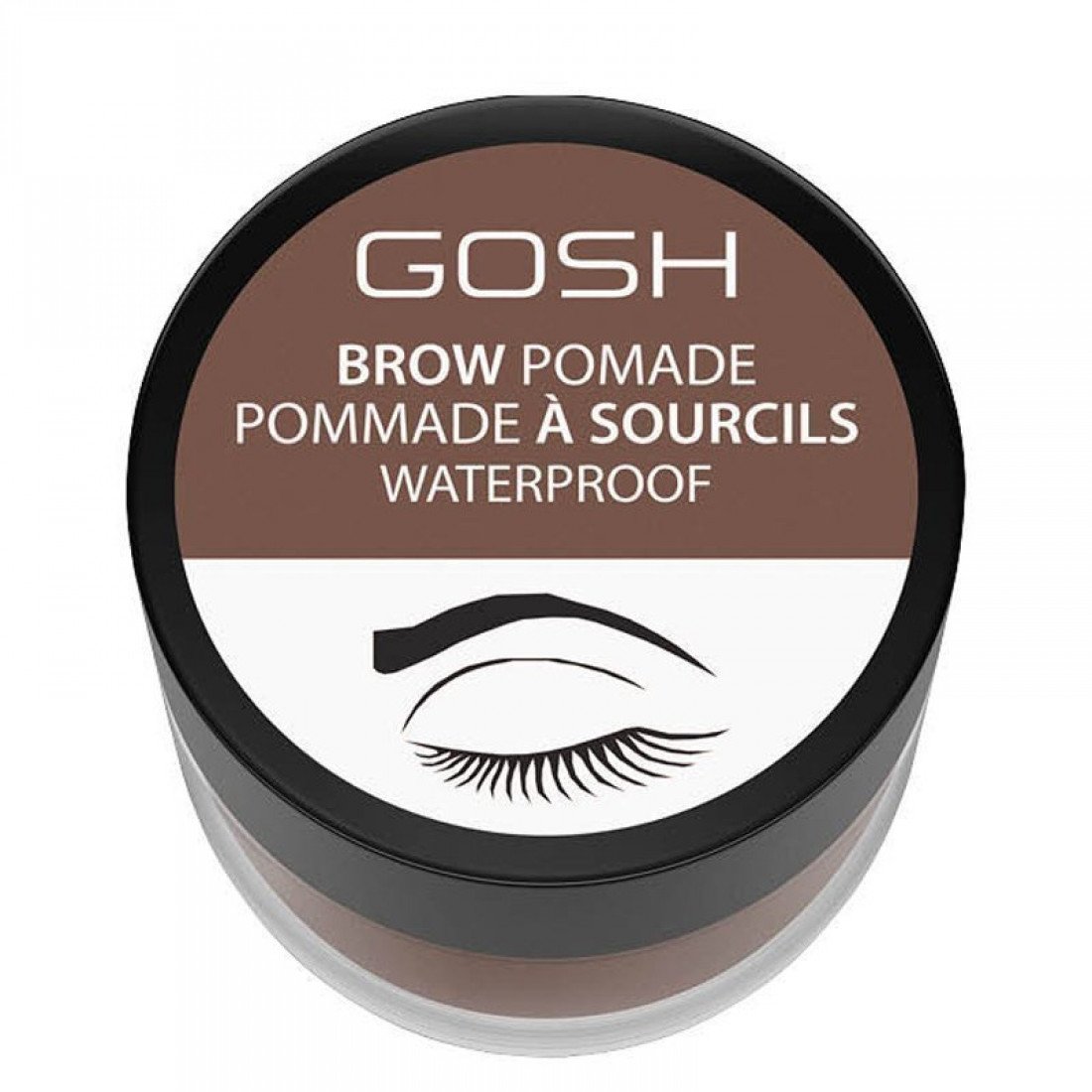 Gosh, Gosh, Impermeabile, Pomata per sopracciglia, 001, Marrone, 4 ml - Cosmova