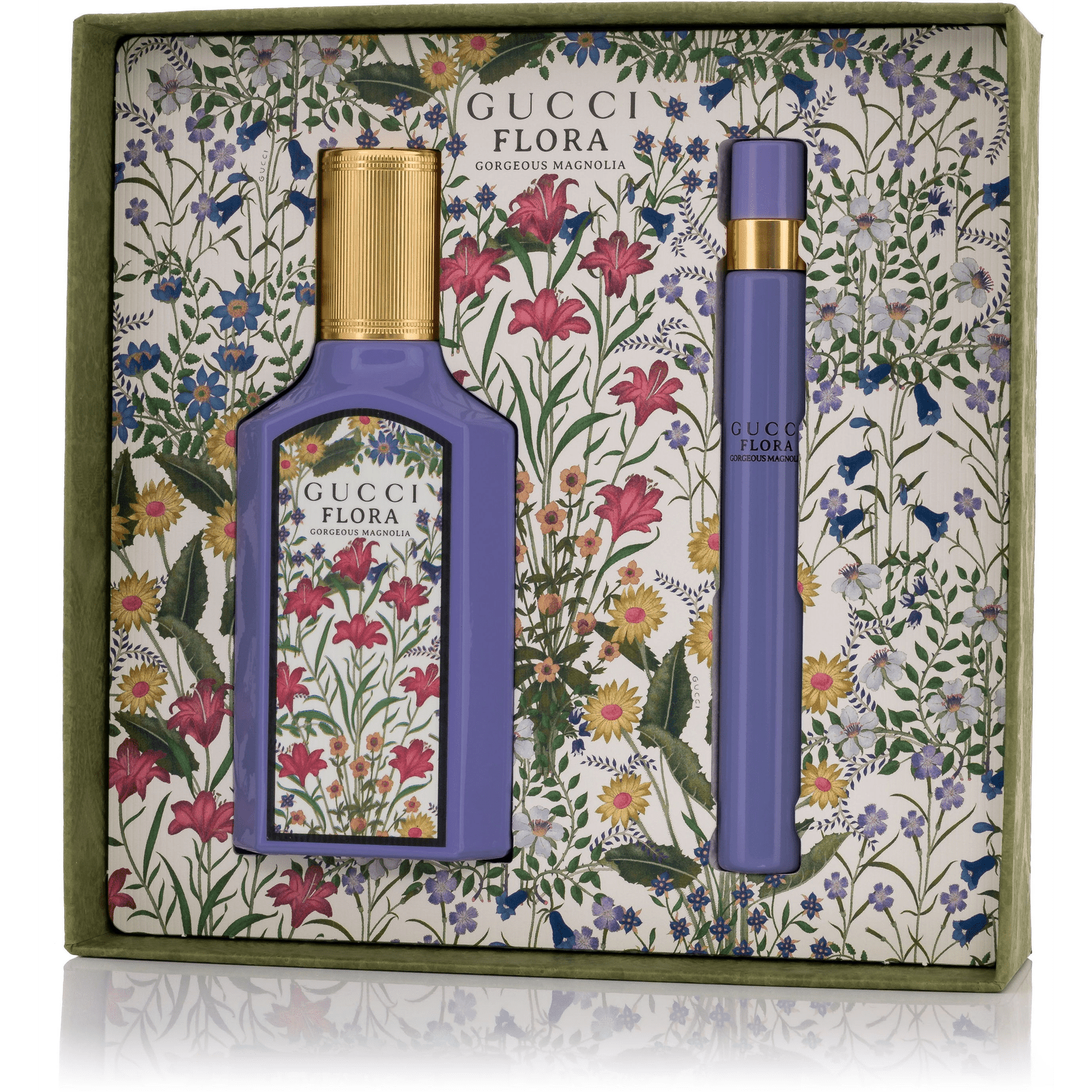 Gucci GUCCI SET (FLORA GORGEOUS MAGNOLIA (W) EDP/S 50ML + TRAVEL SPRAY 10ML) (3616304956966)-0