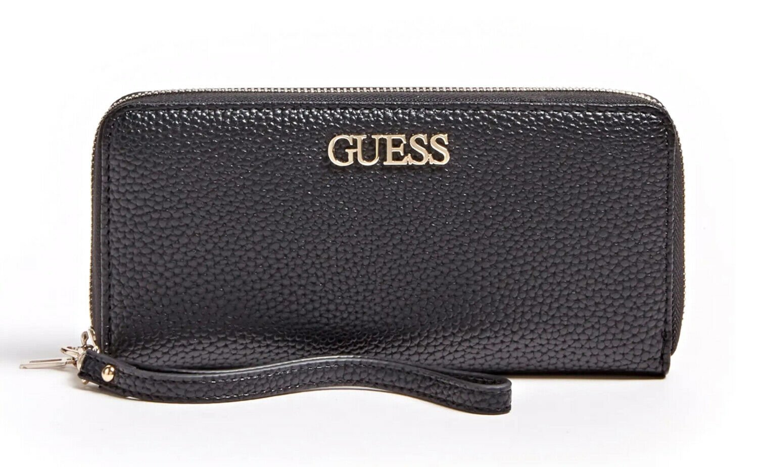 Guess, Alby, Portafoglio in tessuto, SLG Grande zip, Nero, Per le donne - Cosmova