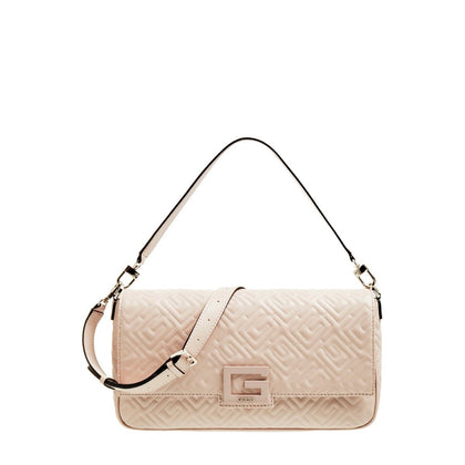 Guess, Brightside, Poliuretano, Borsa in tessuto, Borsa a tracolla, Palissandro, Per le donne
