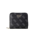 Guess, Camy, Portafoglio in tessuto, Dettaglio del logo, SG774137, Carbone, Mini, Per le donne - Cosmova
