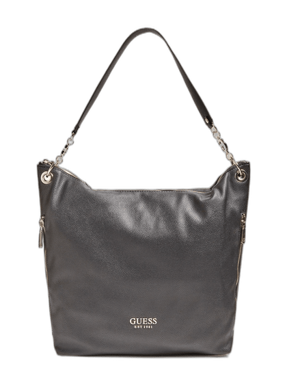 Guess, G Chain, Borsa in tessuto, Nero, Per le donne
