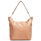 Guess, G Chain, Poliuretano, Borsa in tessuto, Grande vagabondo, Beige - Cosmova