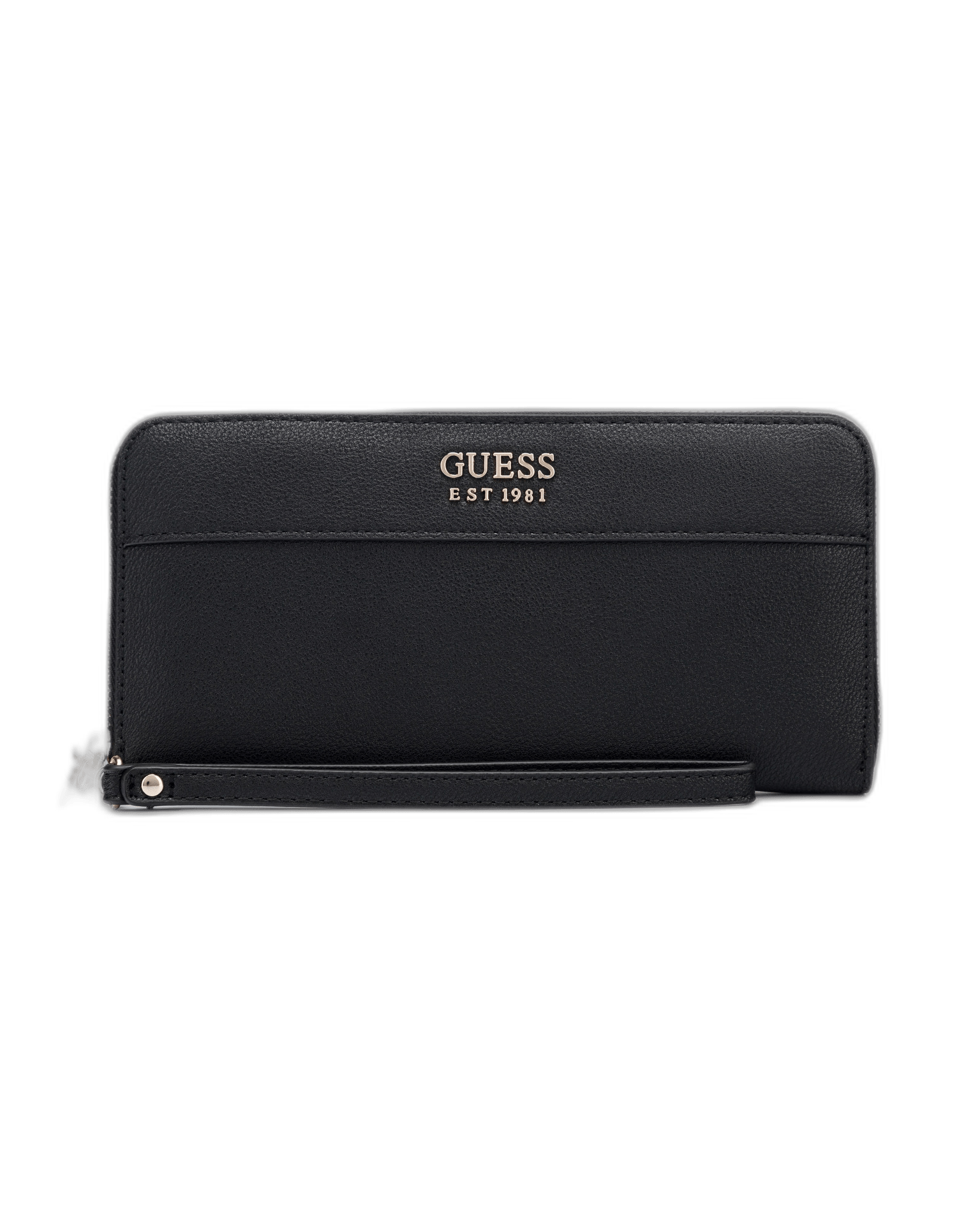 Guess, Katey, Portafoglio in tessuto, SLG Grande zip, Nero, Per le donne - Cosmova