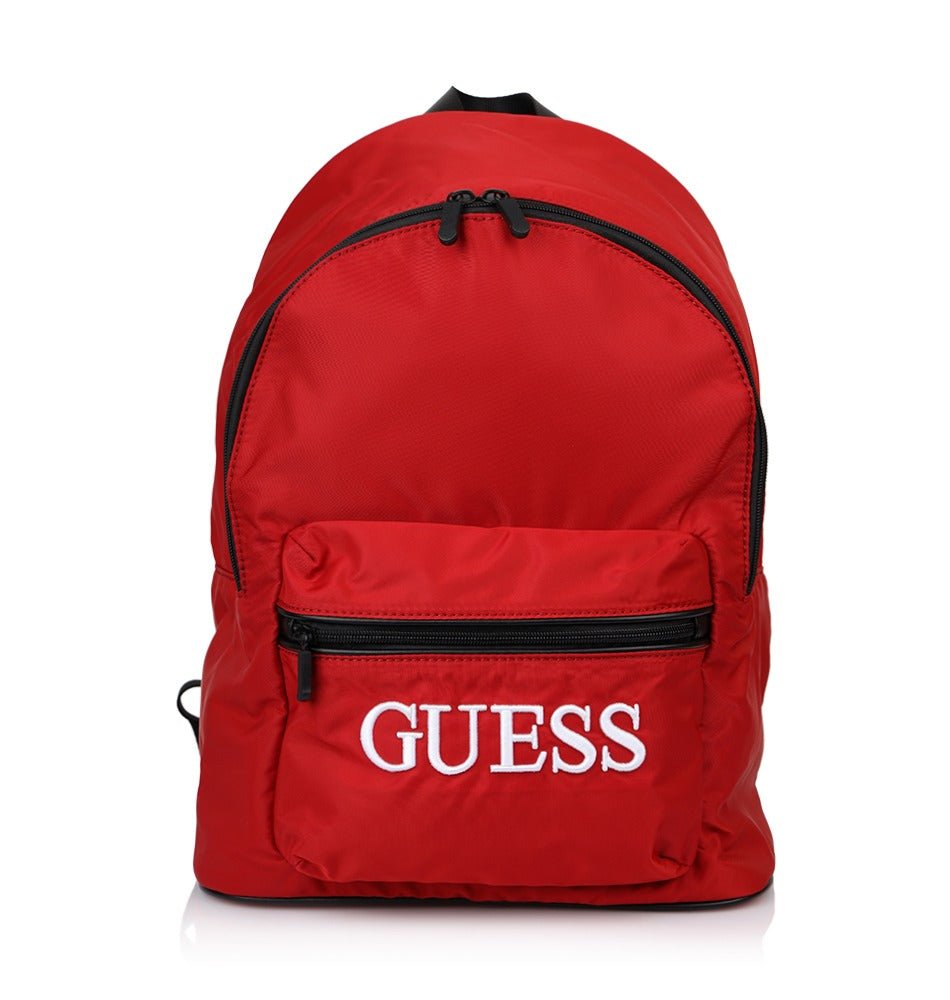 Guess, Quatro, Zaino in tessuto, Rosso, Per uomini, 16/31 x 42 x 13 cm - Cosmova
