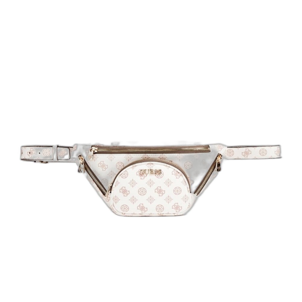 Guess, Utility Vibe, Marsupio in tessuto, Bianco, Per le donne - Cosmova